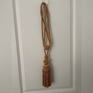 Gorgeous Vintage Gold Beaded Tassel Curtain Tieback